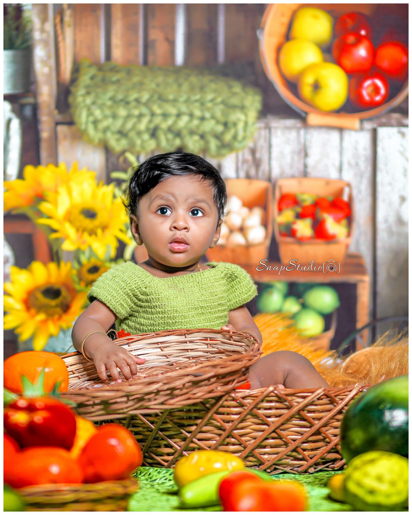 Baby milestone photoshoot on OMR, Chennai